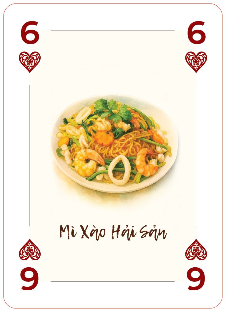 6 Heart - Mì Xào Hải Sản - NGON Vietnam