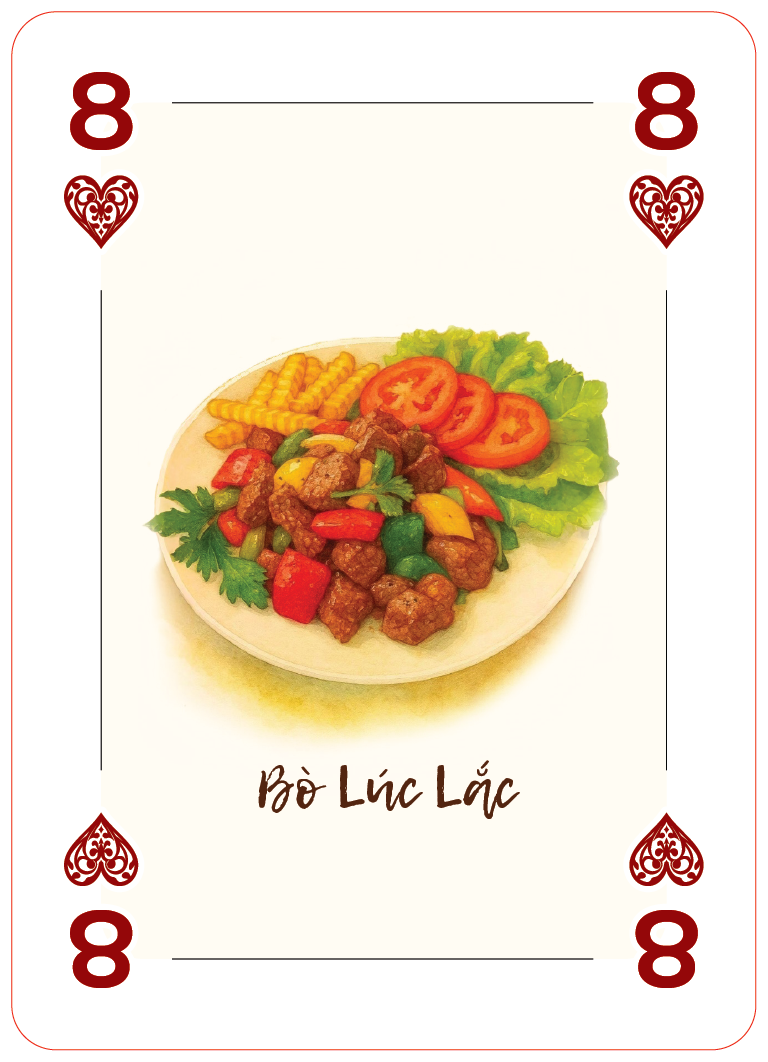 8 Heart - Bò Lúc Lắc - NGON Vietnam